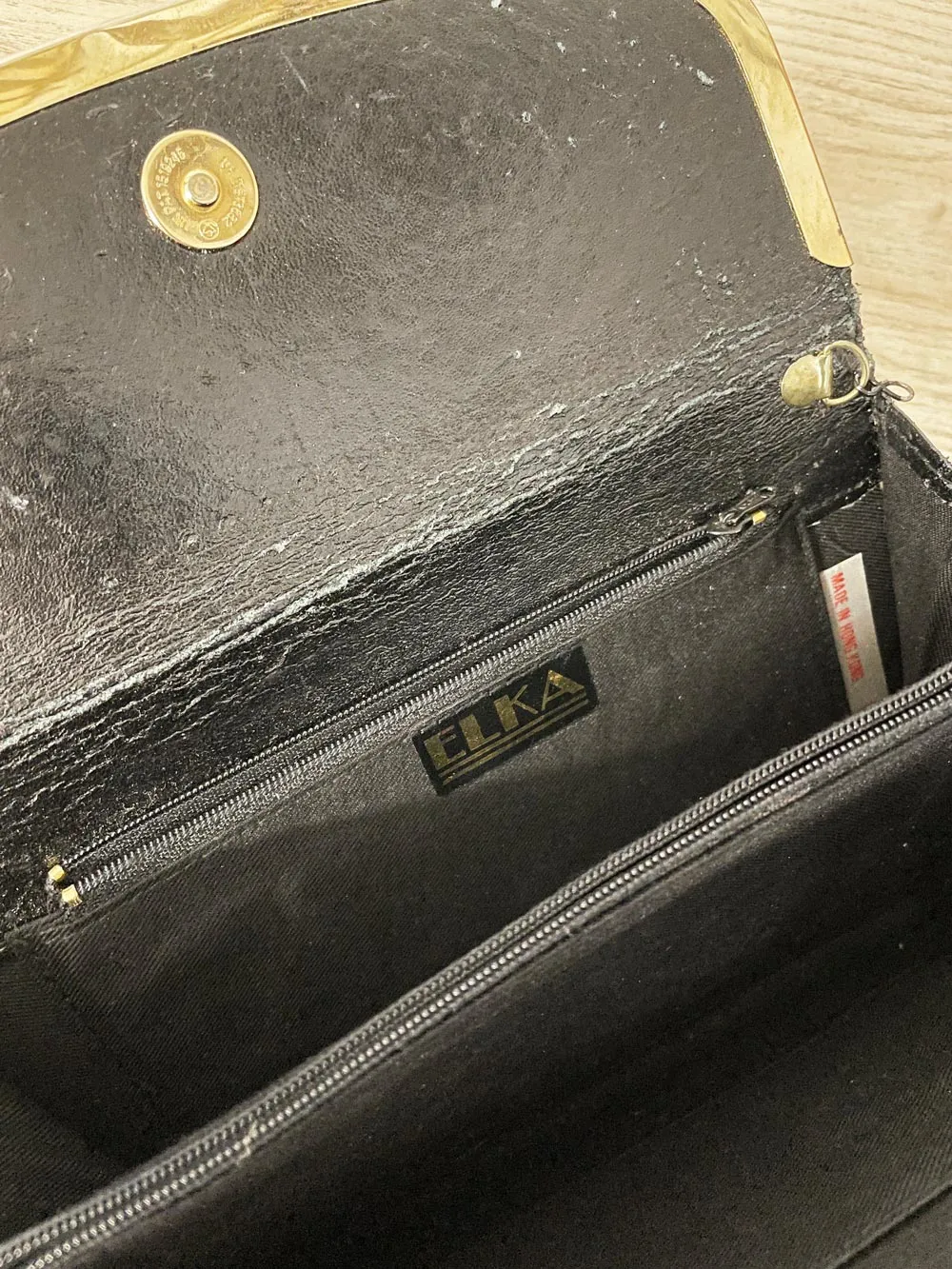 vintage 80s elka metal mesh clutch sold by Good Market Thrift Store product image thumbnail 3