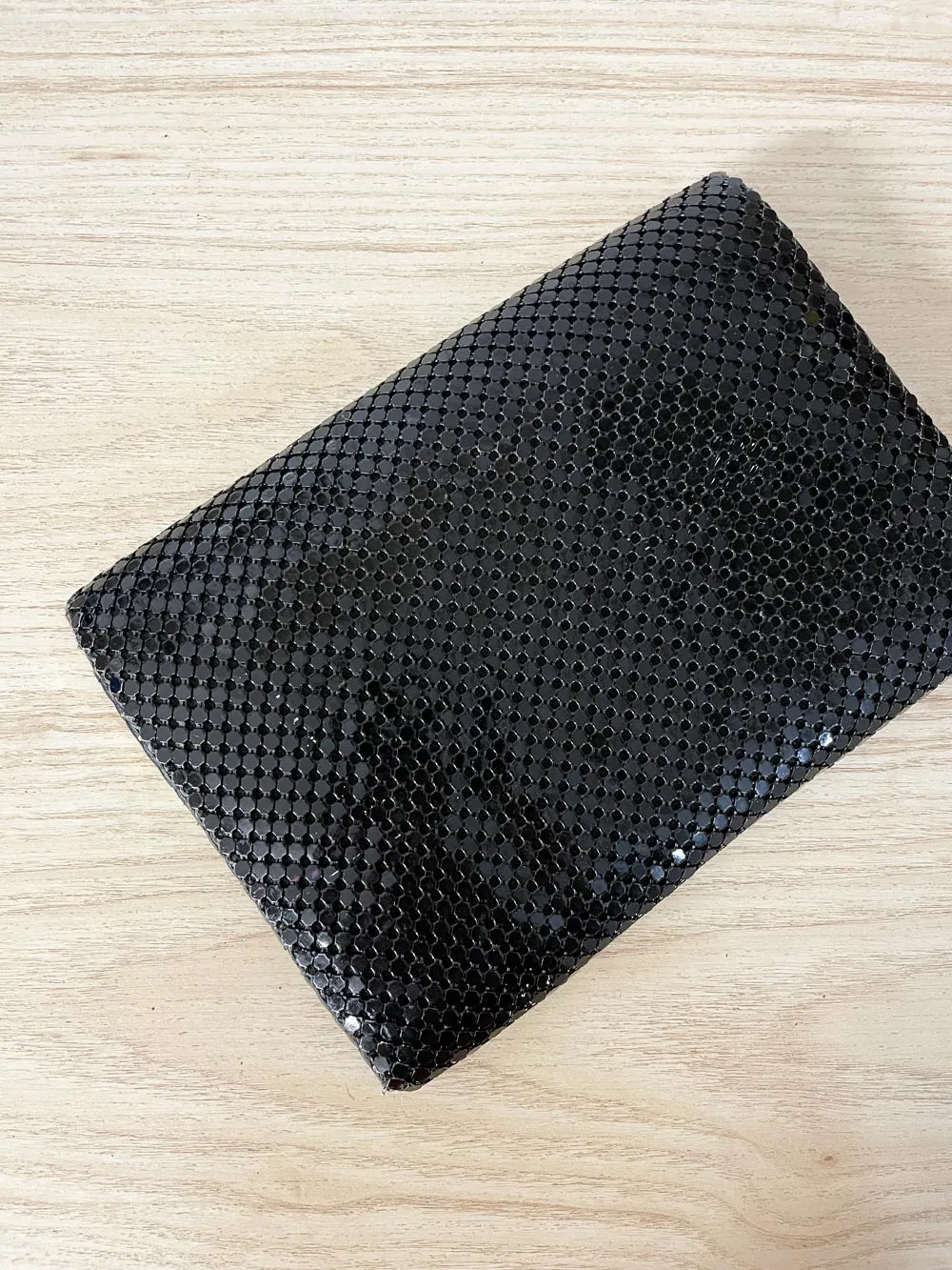 vintage 80s elka metal mesh clutch sold by Good Market Thrift Store product image thumbnail 4