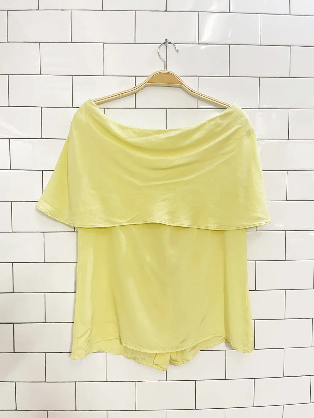 rework x vintage 100% silk made in italy blouse | gruppo GFT sold by Good Market Thrift Store product image thumbnail 4