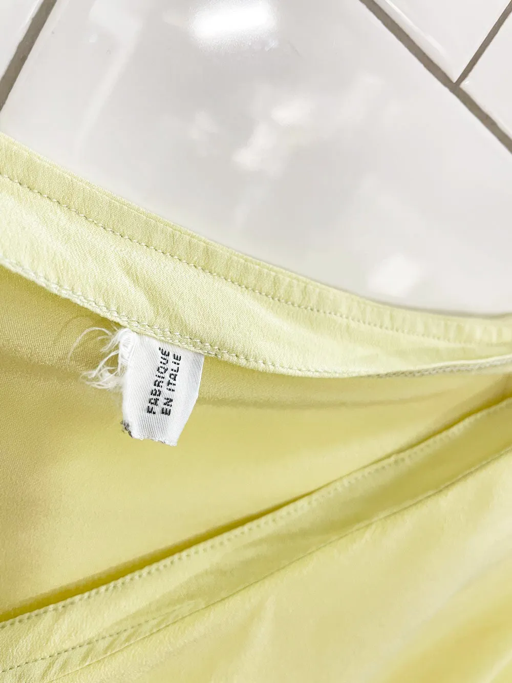 rework x vintage 100% silk made in italy blouse | gruppo GFT sold by Good Market Thrift Store product image thumbnail 3