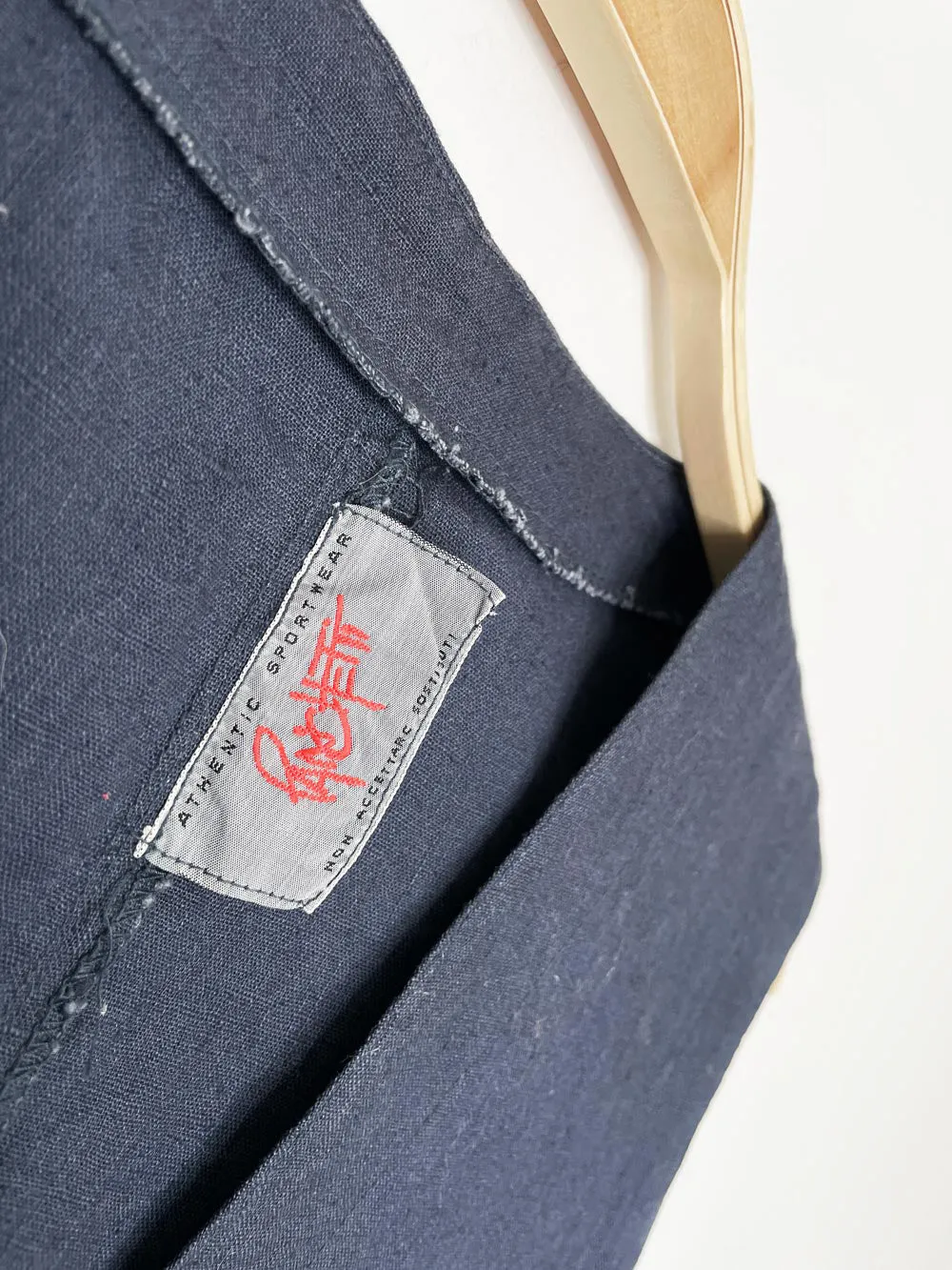 vintage 90s panchetti ramie-blend vest sold by Good Market Thrift Store product image thumbnail 2