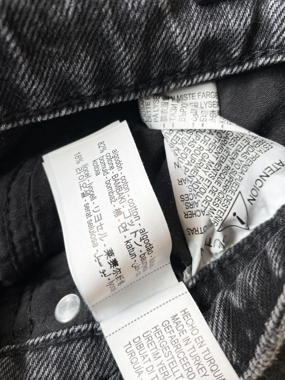 zara high rise wide leg jeans sold by Good Market Thrift Store product image thumbnail 4