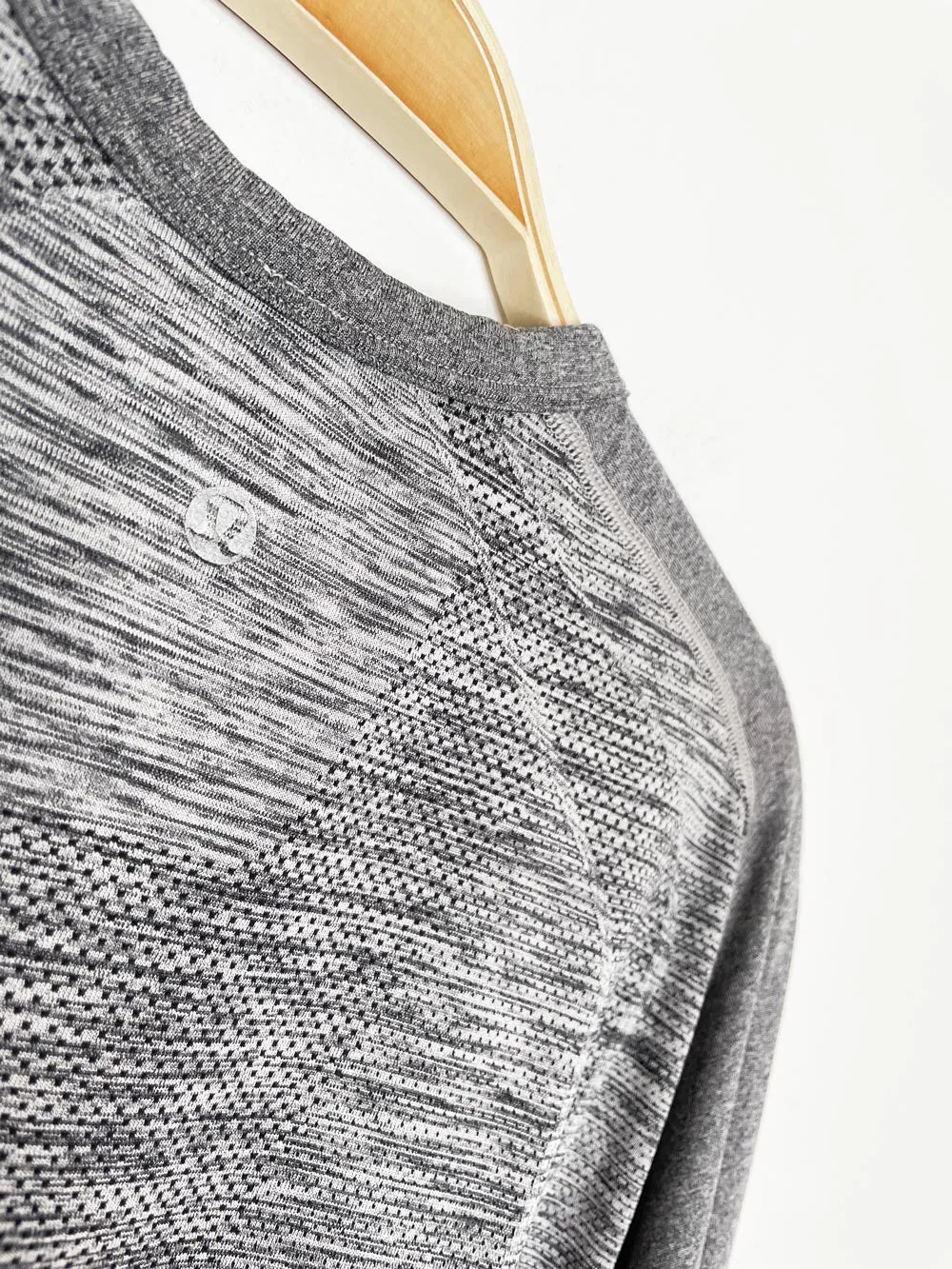 lululemon metal tech vent long sleeve henley sold by Good Market Thrift Store product image thumbnail 3