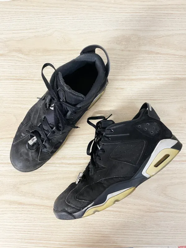 vintage 00s air jordan retro low chrome sneakers | 2015 sold by Good Market Thrift Store