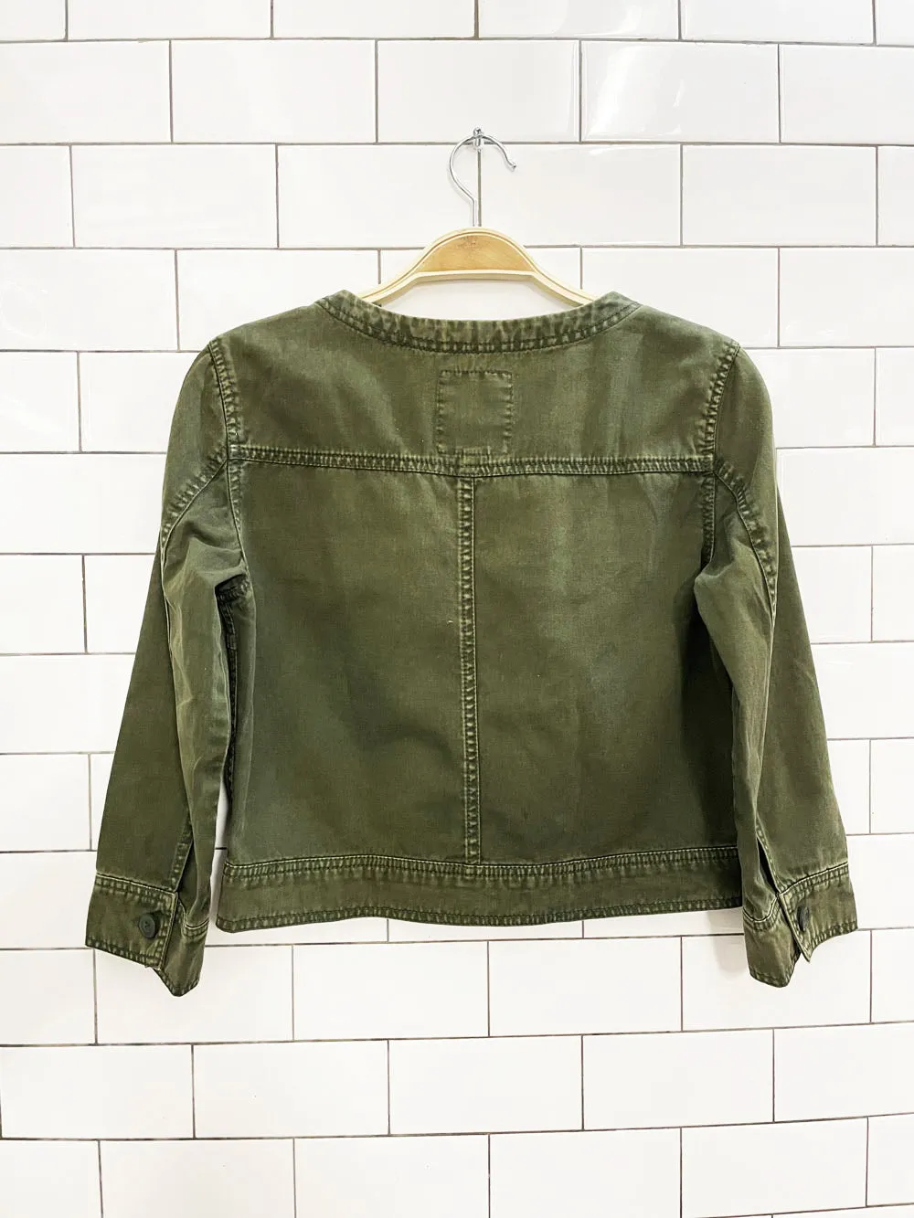 lee cooper cropped utility jacket sold by Good Market Thrift Store product image thumbnail 4