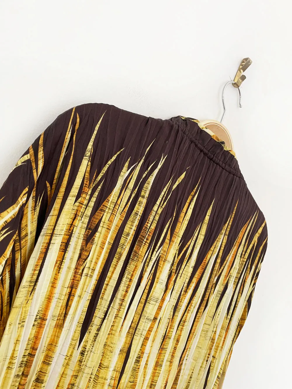 escada sport silk-blend pleated drawstring midi dress sold by Good Market Thrift Store product image thumbnail 4