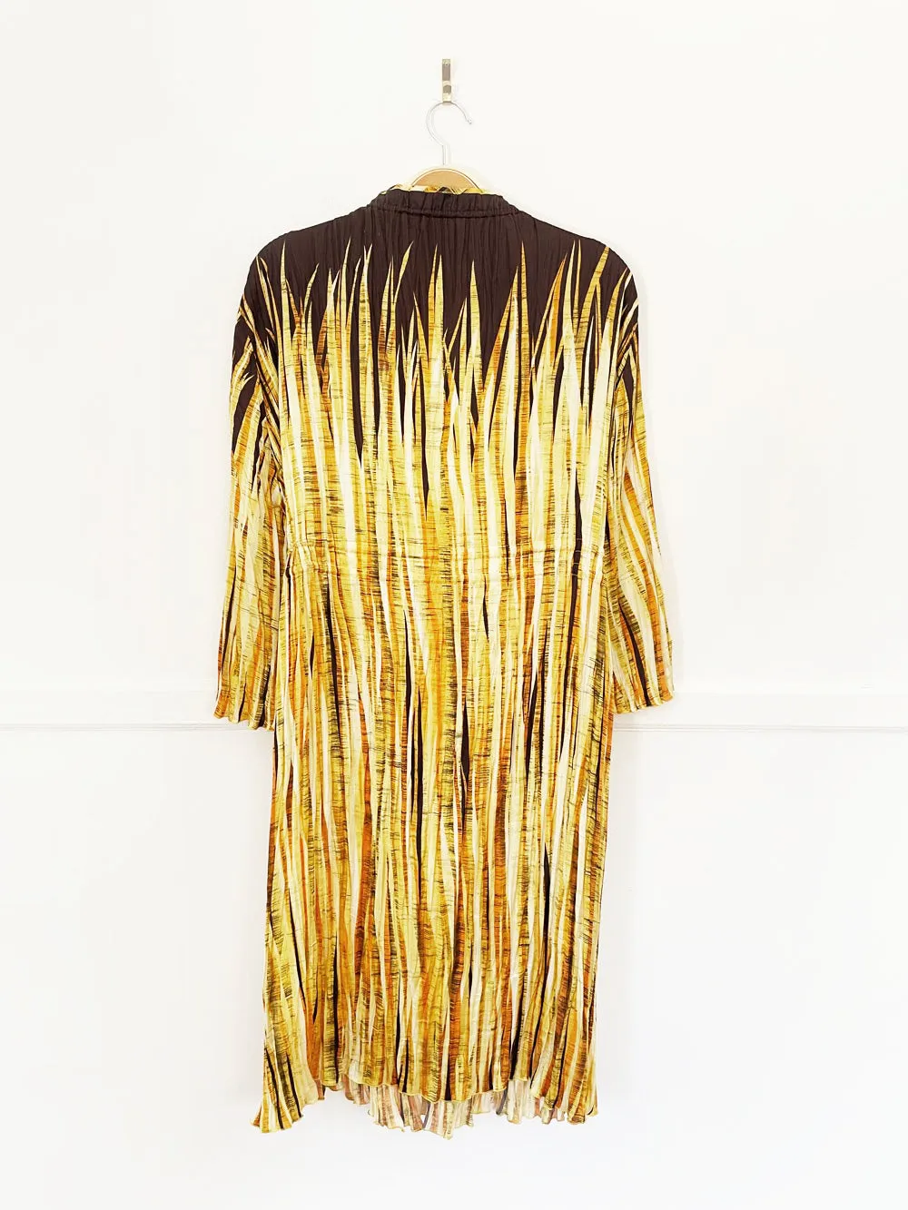 escada sport silk-blend pleated drawstring midi dress sold by Good Market Thrift Store product image thumbnail 5