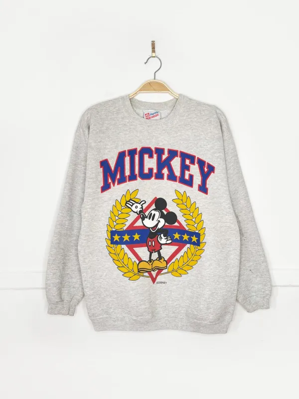 vintage 90s mickey varsity block letter sweatshirt | hanes heavyweight | made in USA sold by Good Market Thrift Store