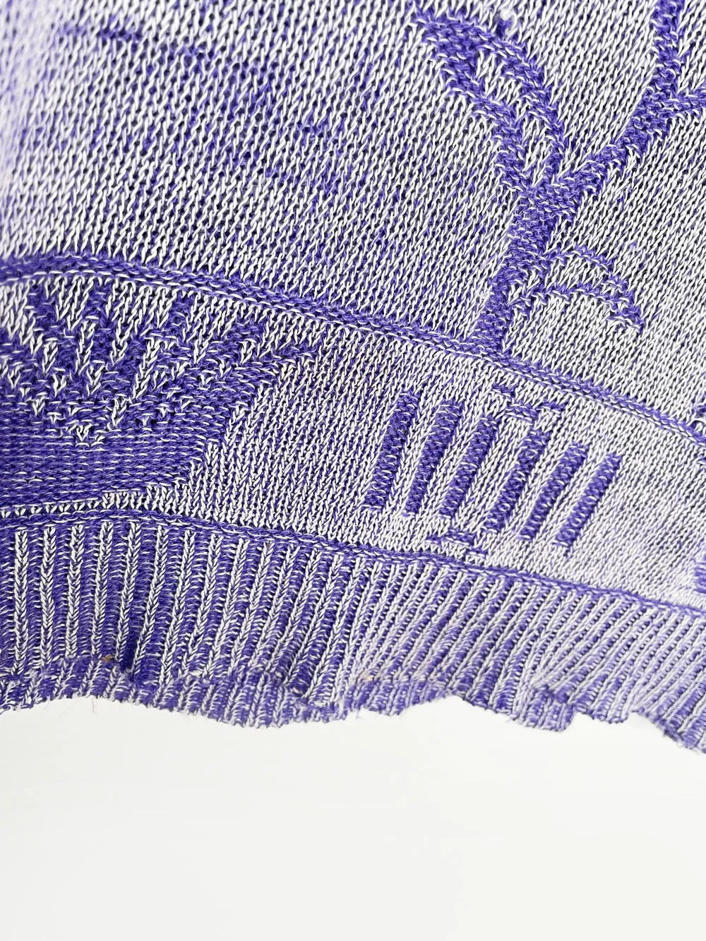 vintage distressed floral knit tank sold by Good Market Thrift Store product image thumbnail 4