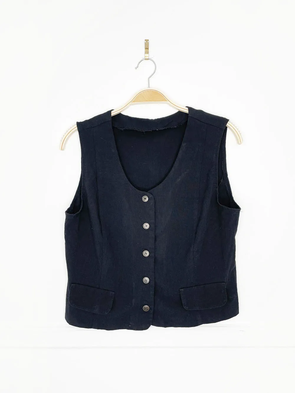 vintage 90s textured vest top sold by Good Market Thrift Store