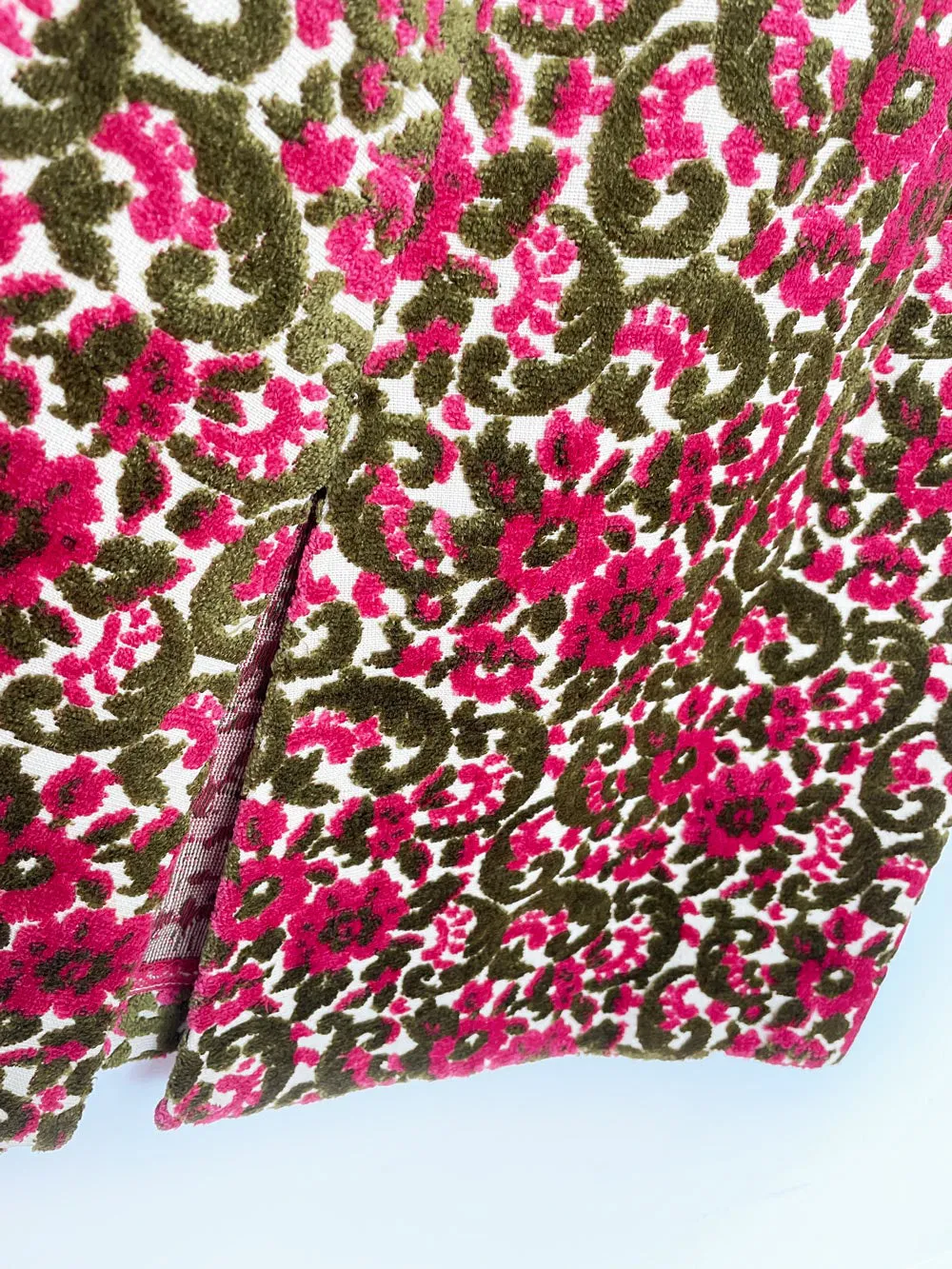 vintage handmade floral tapestry maxi skirt sold by Good Market Thrift Store product image thumbnail 4