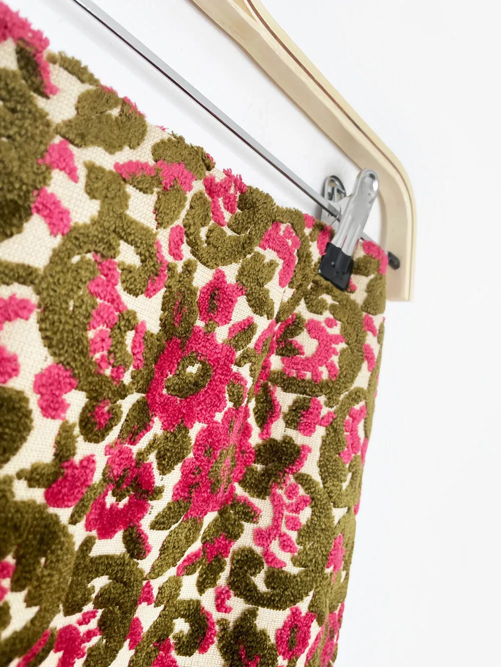 vintage handmade floral tapestry maxi skirt sold by Good Market Thrift Store product image thumbnail 2