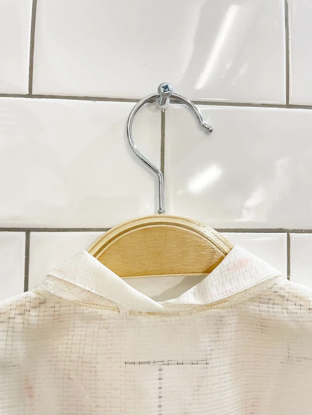 vintage 60s sheer fitted sleeveless shirt sold by Good Market Thrift Store product image thumbnail 5