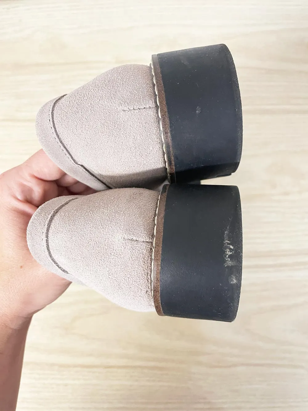 house of harlow gunner suede chunky loafer sold by Good Market Thrift Store product image thumbnail 5