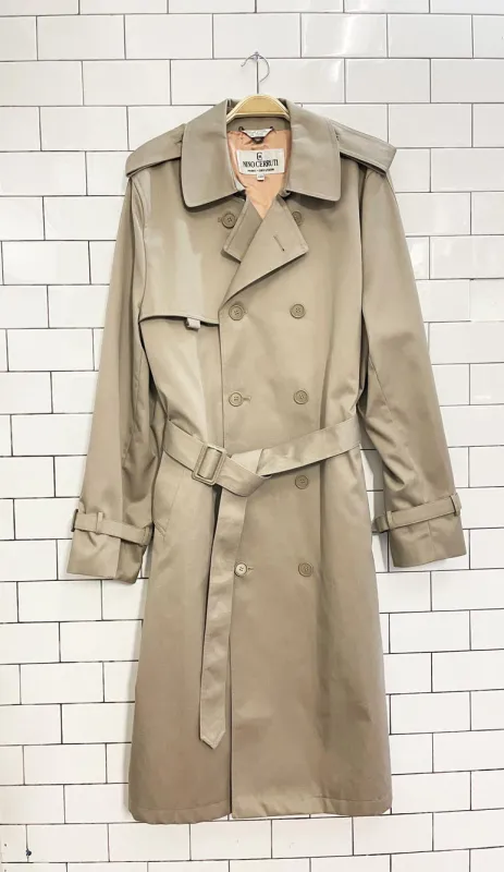 vintage nino cerruti classic trench coat sold by Good Market Thrift Store