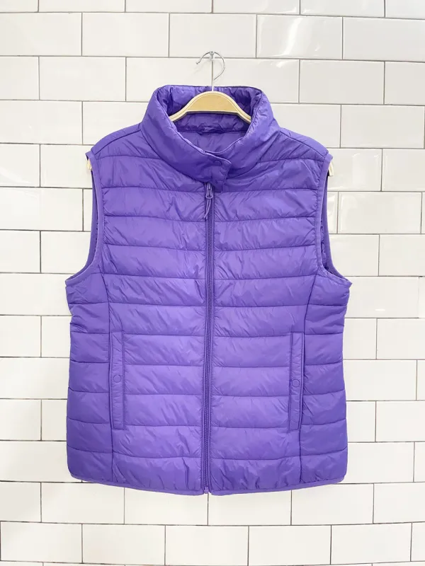 ucob poly-fill puffer vest | united colors of benetton sold by Good Market Thrift Store