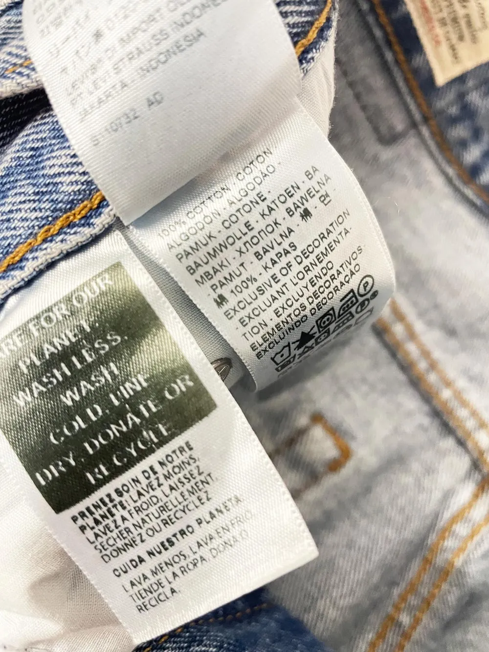 levi's xl baggy straight jeans sold by Good Market Thrift Store product image thumbnail 4