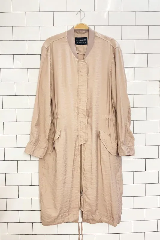 all saints elio bomber parka | made in Italy sold by Good Market Thrift Store