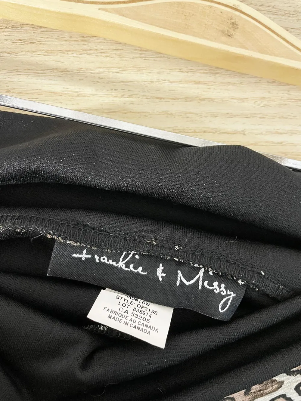 y2k frankie & missy chiffon animal print midi skirt sold by Good Market Thrift Store product image thumbnail 5