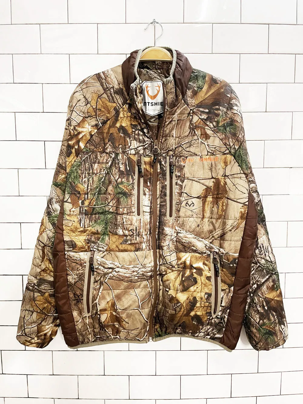 real tree huntshield light packable puffer jacket sold by Good Market Thrift Store