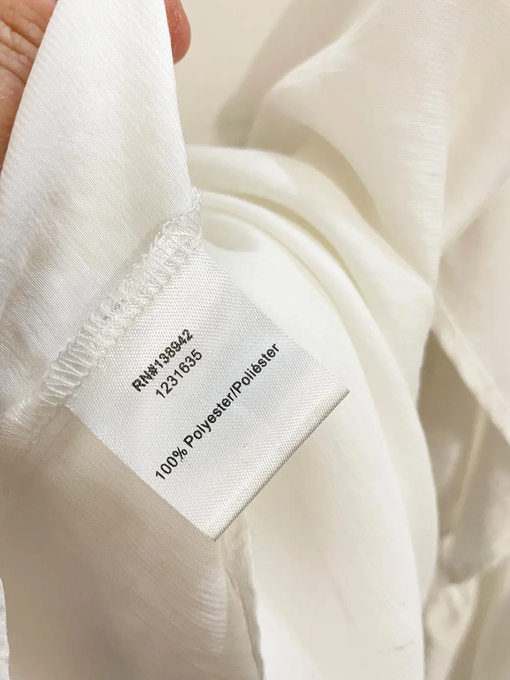 ontwelfth ruffle sleeve oversized blouse | anthropologie sold by Good Market Thrift Store product image thumbnail 5