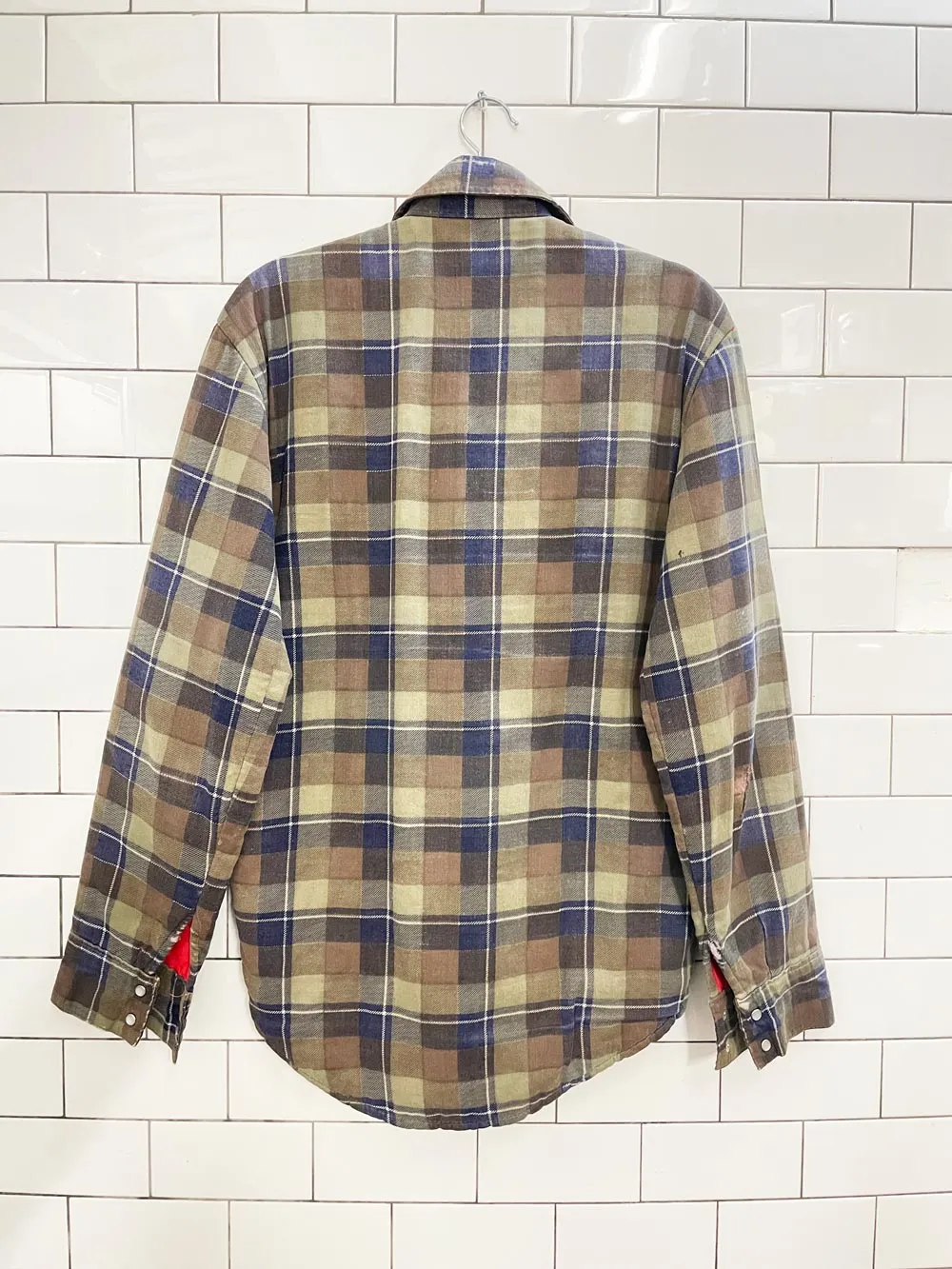 vintage bell flannel shirt jacket | made in Canada sold by Good Market Thrift Store product image thumbnail 4