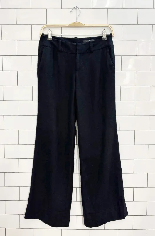 club monaco wool-blend wide leg trouser sold by Good Market Thrift Store