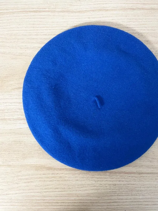 vintage 100% wool beret sold by Good Market Thrift Store