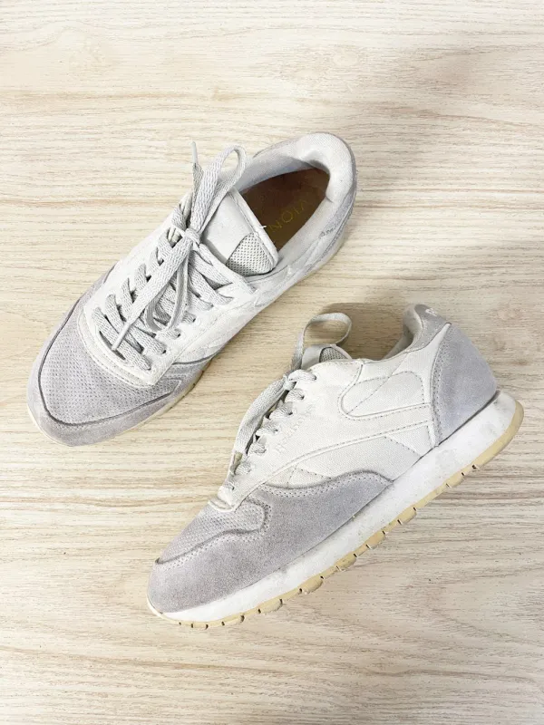 reebok classic suede trim minimal sneaker sold by Good Market Thrift Store