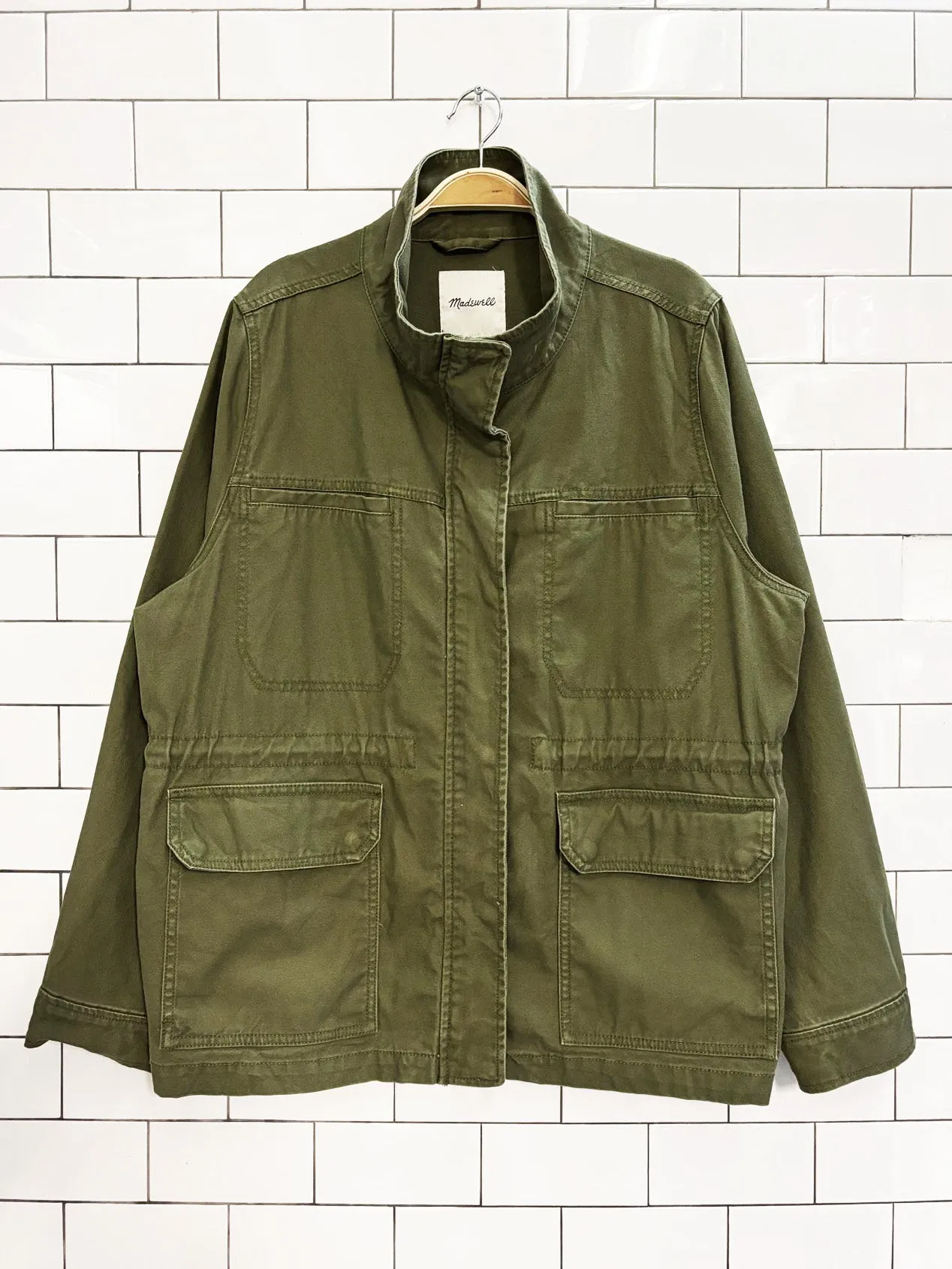 madewell passage military field utility jacket sold by Good Market Thrift Store