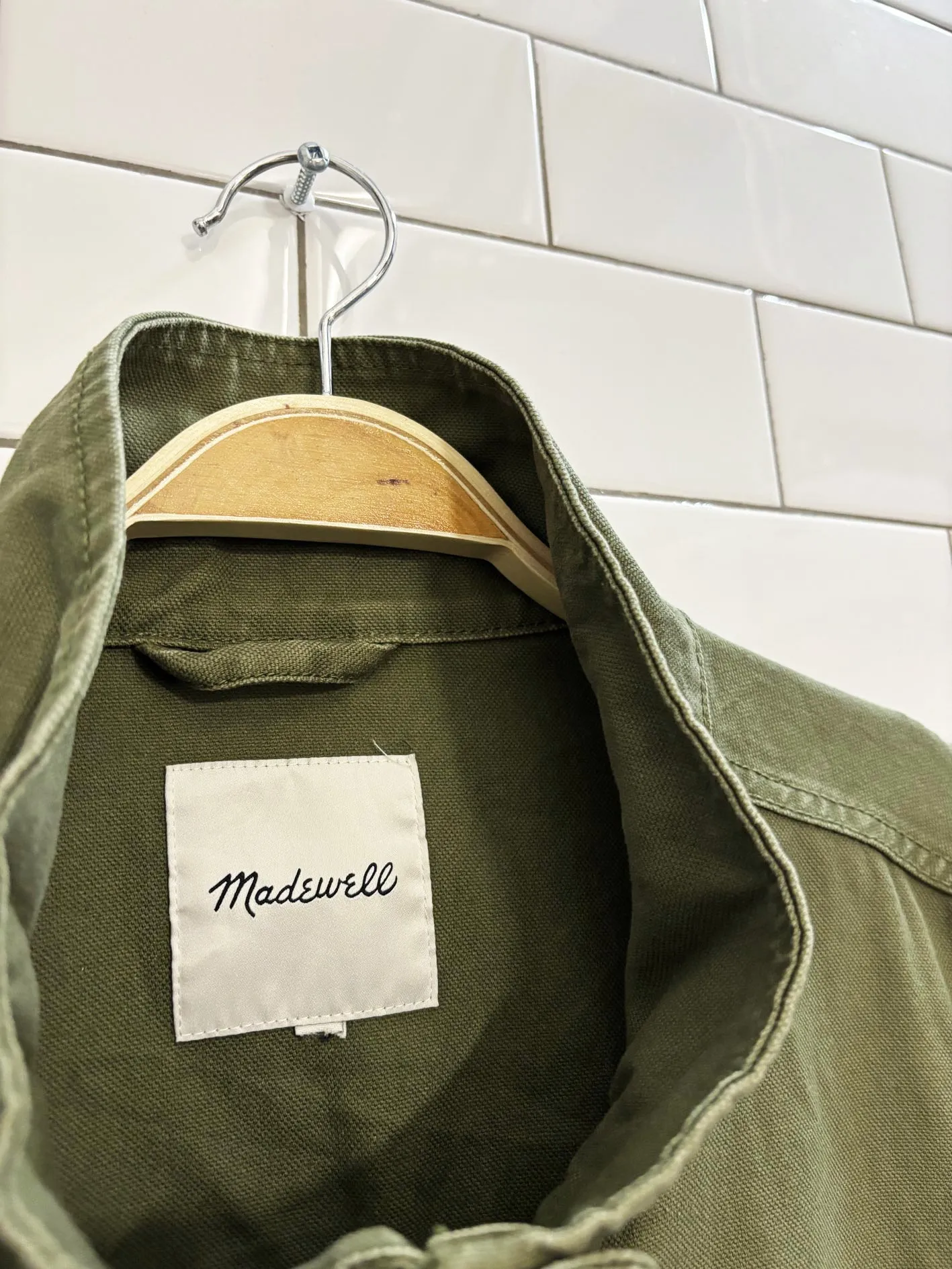 madewell passage military field utility jacket sold by Good Market Thrift Store product image thumbnail 2
