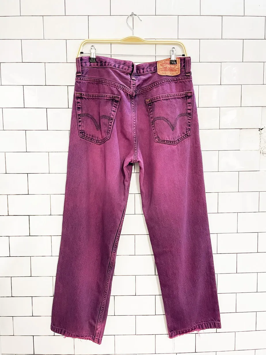 vintage 00s levi's 550 relaxed fit loose jeans sold by Good Market Thrift Store product image thumbnail 4
