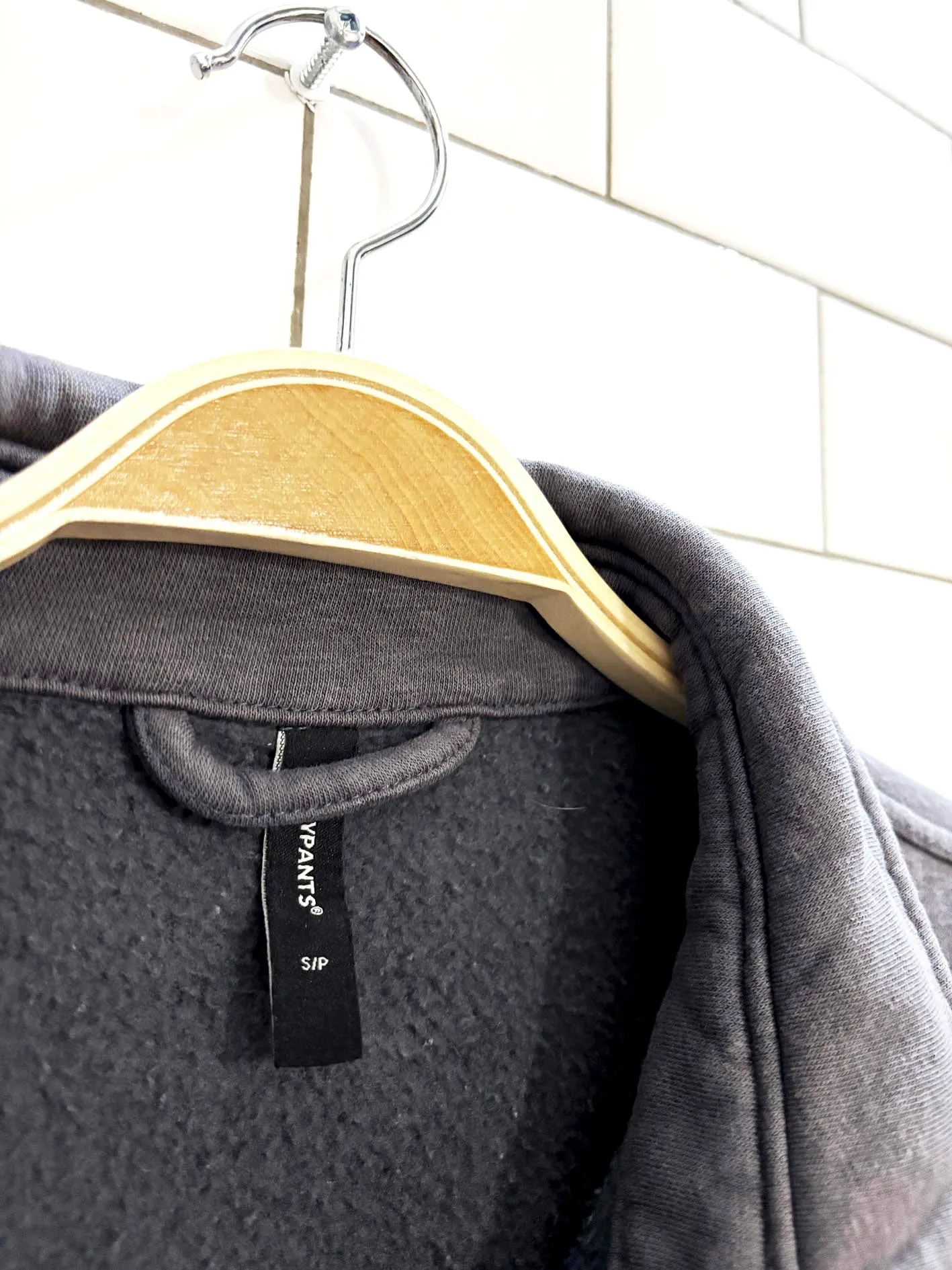 lazypants cozy fleece shirt jacket sold by Good Market Thrift Store product image thumbnail 5