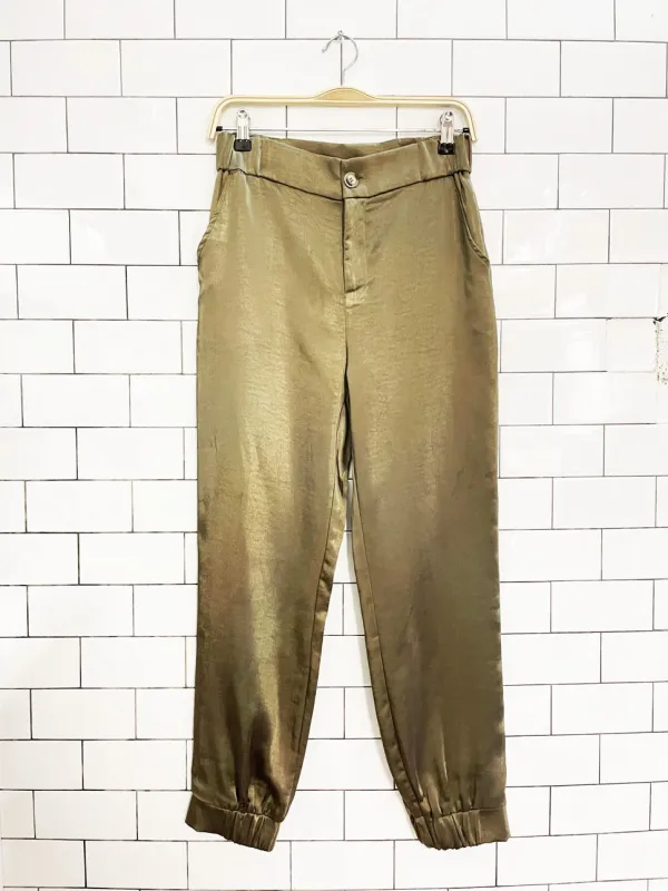 ellison satin trouser joggers sold by Good Market Thrift Store