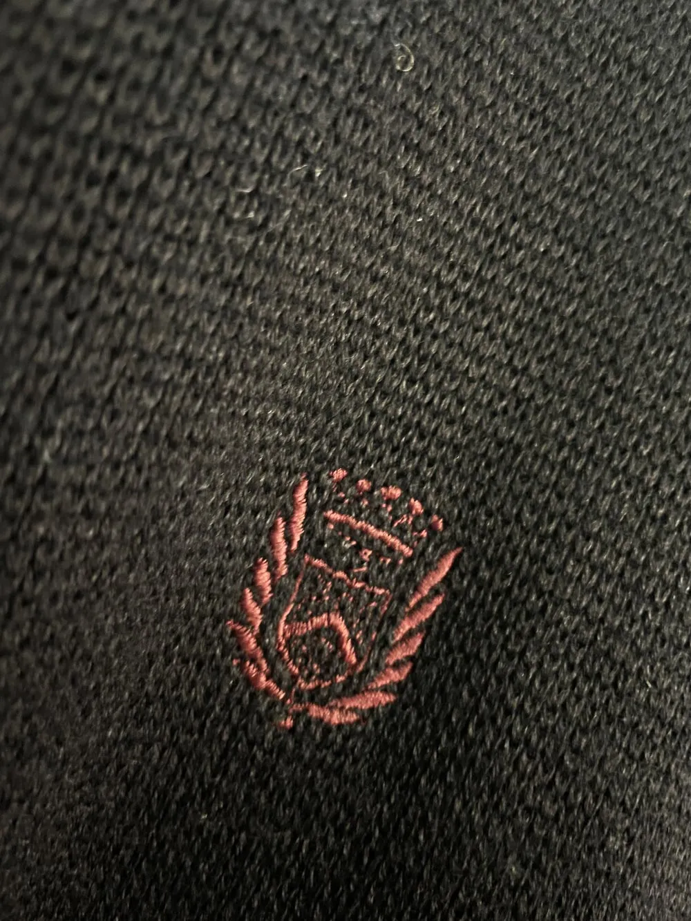 vintage wool-blend ribbed yoke cardigan sweater jacket sold by Good Market Thrift Store product image thumbnail 3