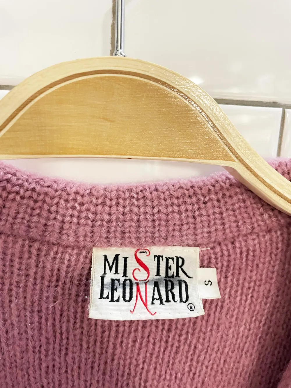 vintage 70s mister leonard wool-blend sailor knit cardigan jacket sold by Good Market Thrift Store product image thumbnail 3