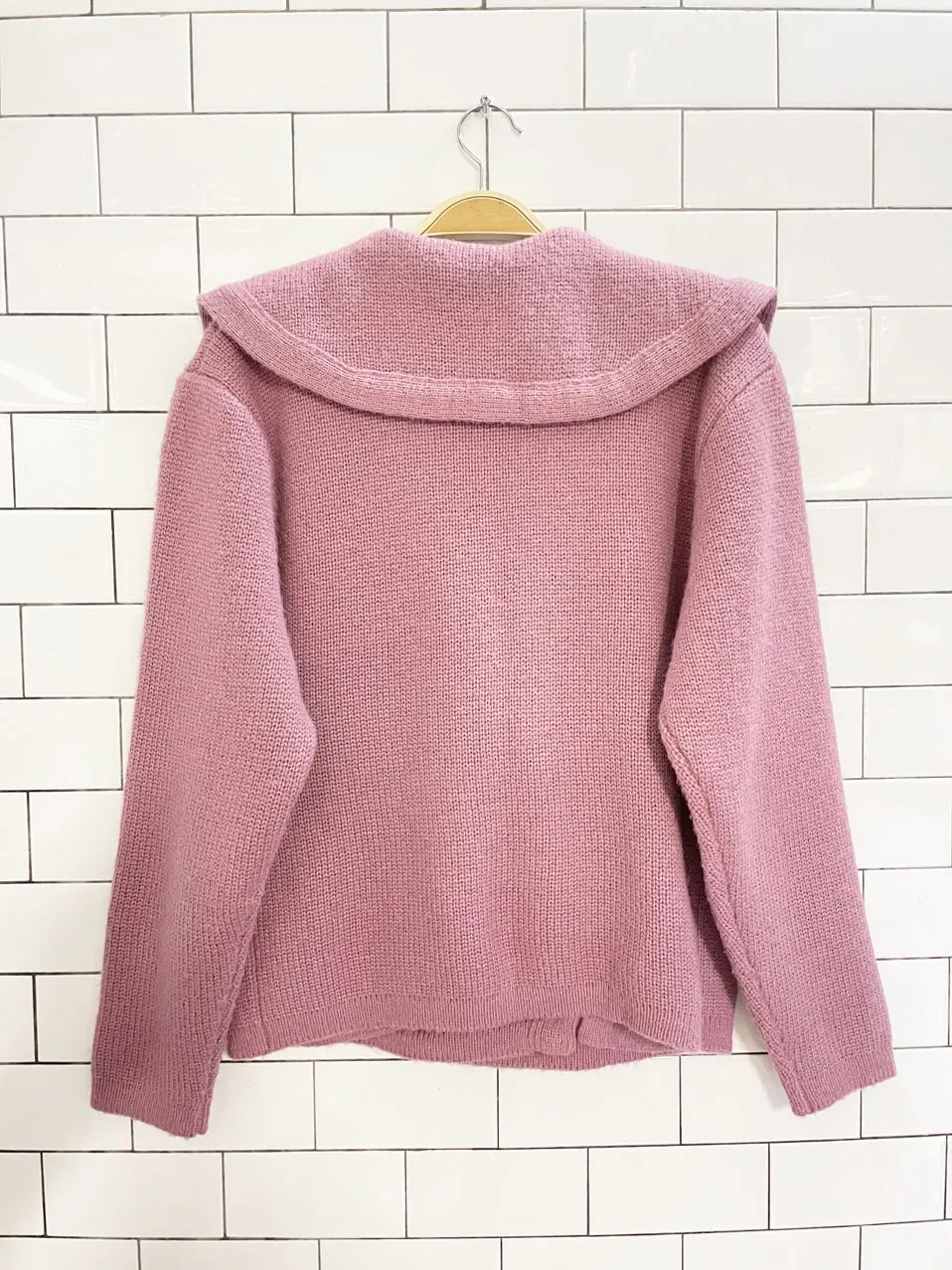 vintage 70s mister leonard wool-blend sailor knit cardigan jacket sold by Good Market Thrift Store product image thumbnail 5