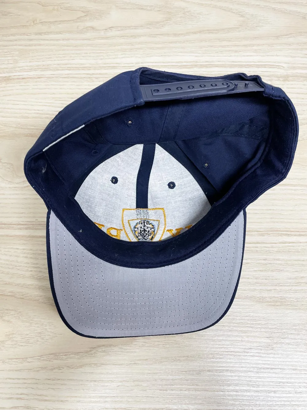 vintage 90s NYPD snapback hat | private stock sold by Good Market Thrift Store product image thumbnail 3