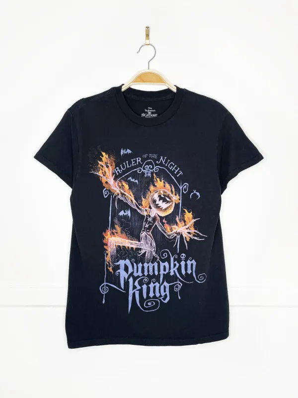 disney's the nightmare before christmas pumpkin king graphic tee | halloween sold by Good Market Thrift Store