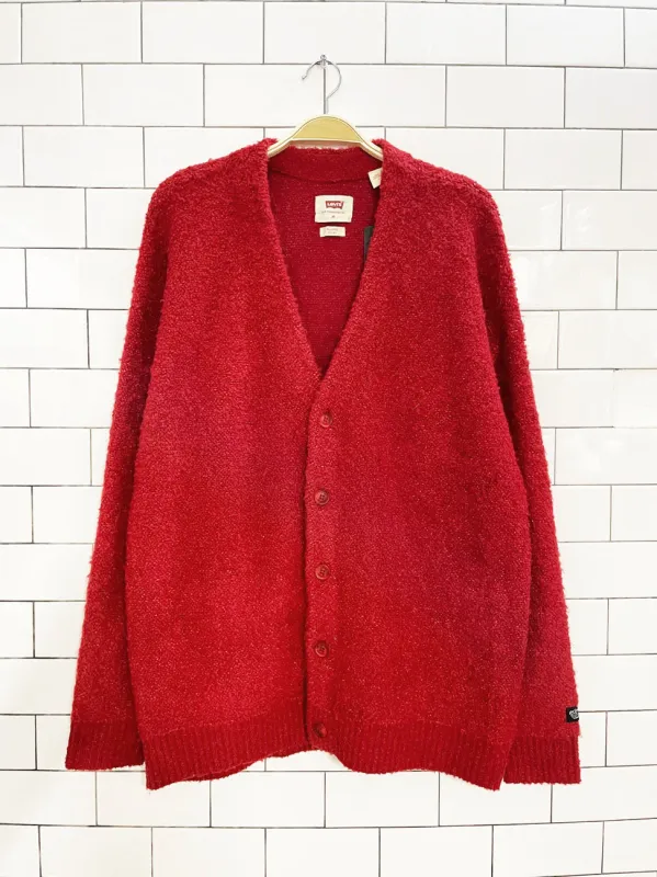 nwt levi's wool-blend knit coit cardigan sold by Good Market Thrift Store