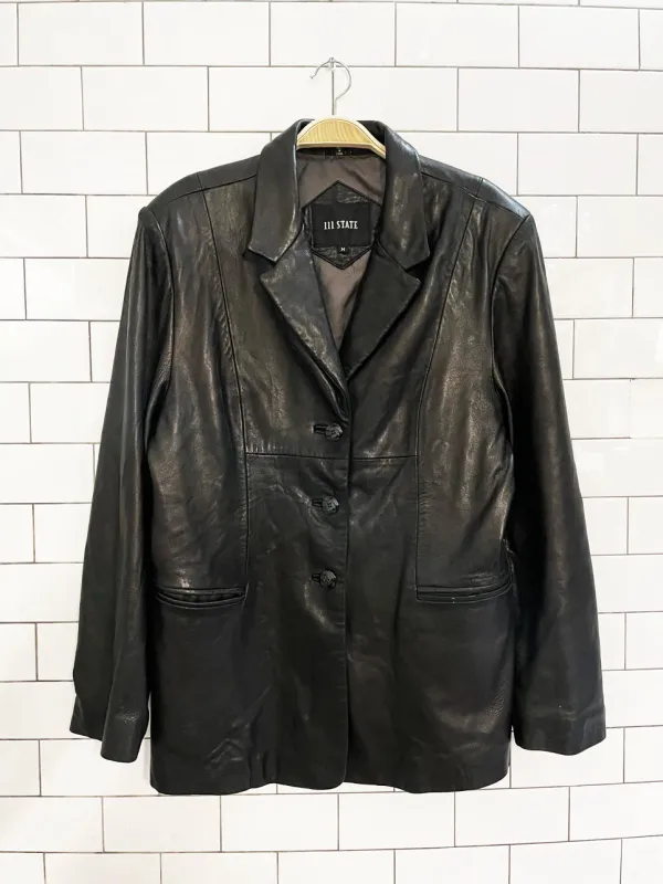 vintage 00s 111 state butter leather jacket | lambskin sold by Good Market Thrift Store