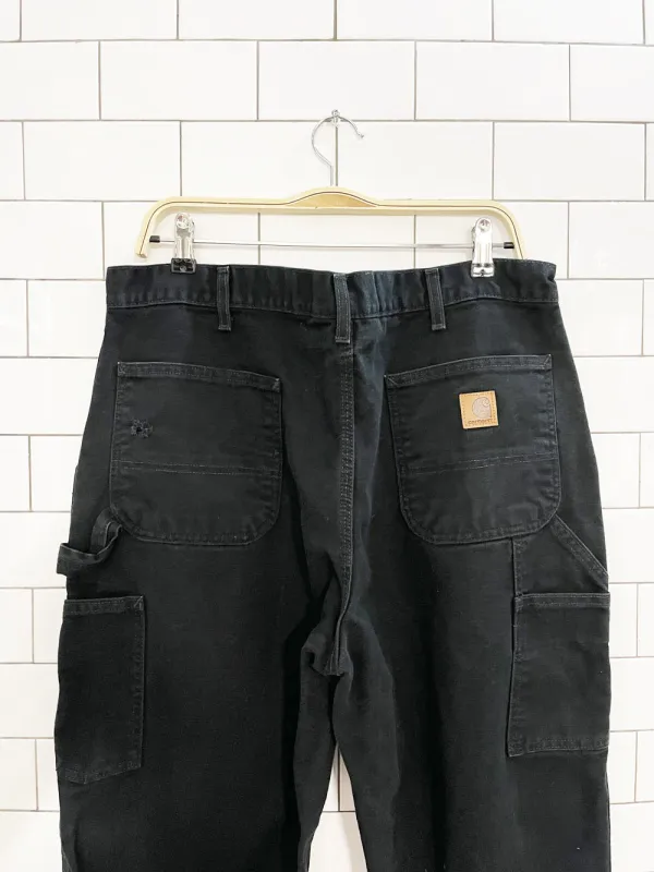 carhartt distressed twill carpenter pant sold by Good Market Thrift Store