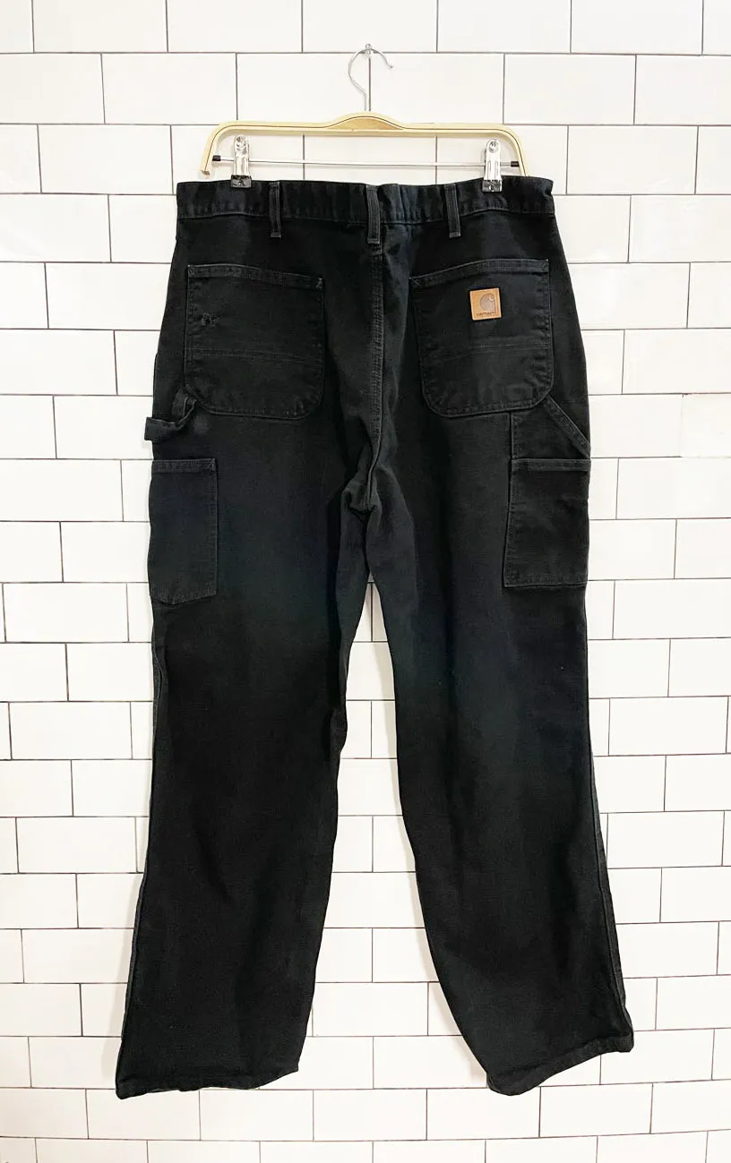carhartt distressed twill carpenter pant sold by Good Market Thrift Store product image thumbnail 3