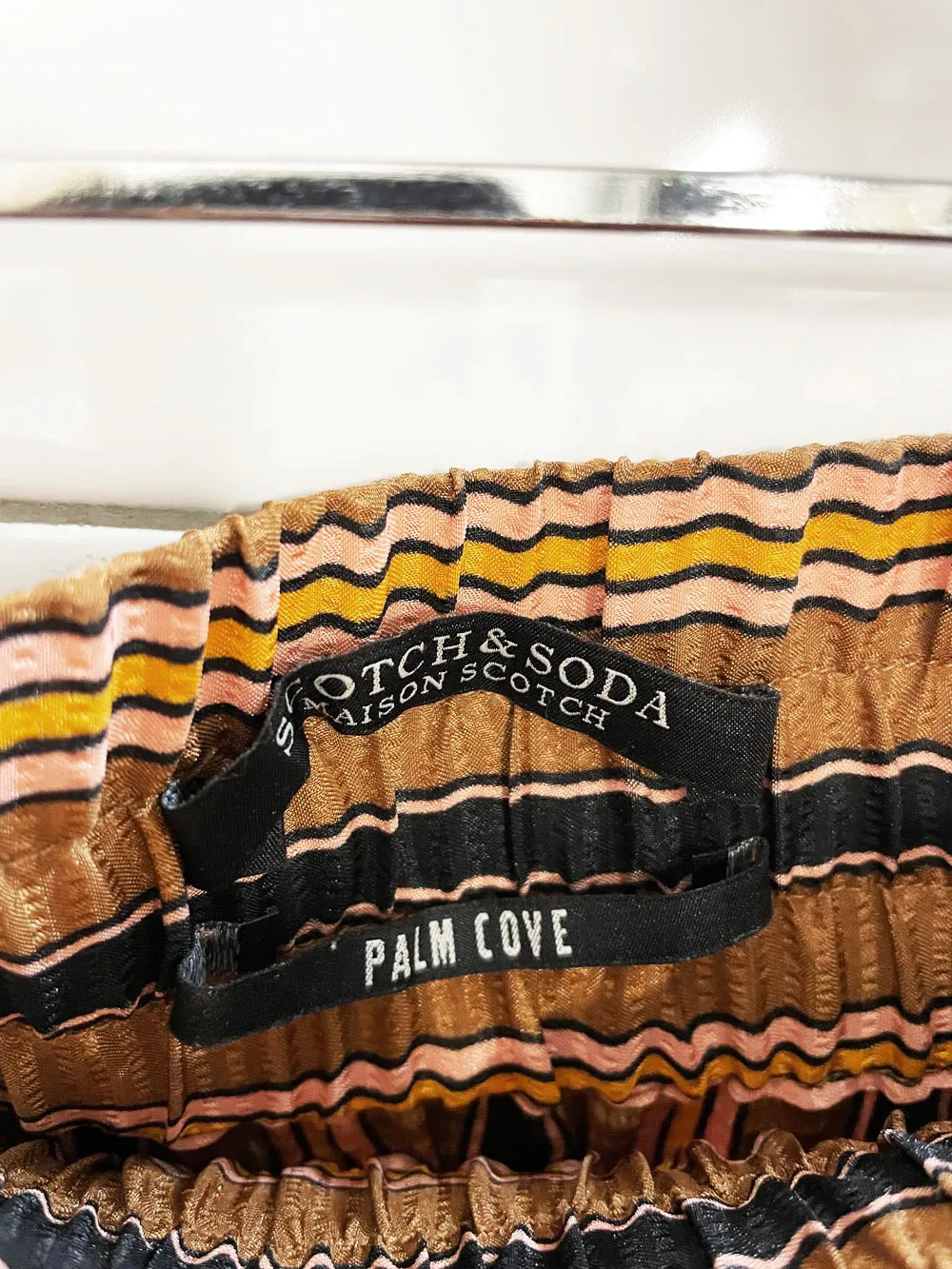 scotch & soda palm cove metallic boho tiered maxi skirt sold by Good Market Thrift Store product image thumbnail 3