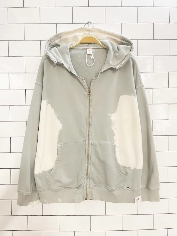 4letter series bleach dye distressed hoodie sold by Good Market Thrift Store