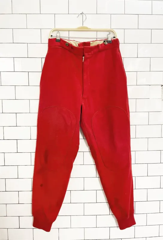 vintage 50s woolrich wool riding pants | talon | made in USA sold by Good Market Thrift Store