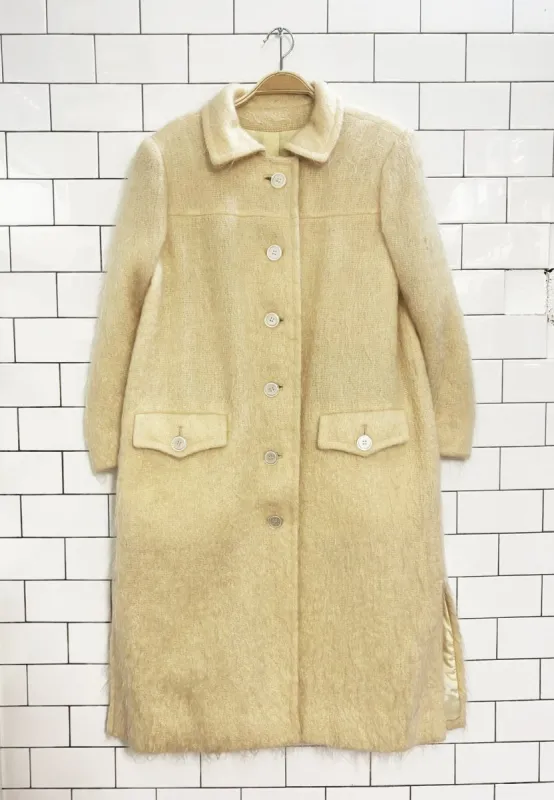 vintage 50s auckie sanft mohair-wool coat sold by Good Market Thrift Store