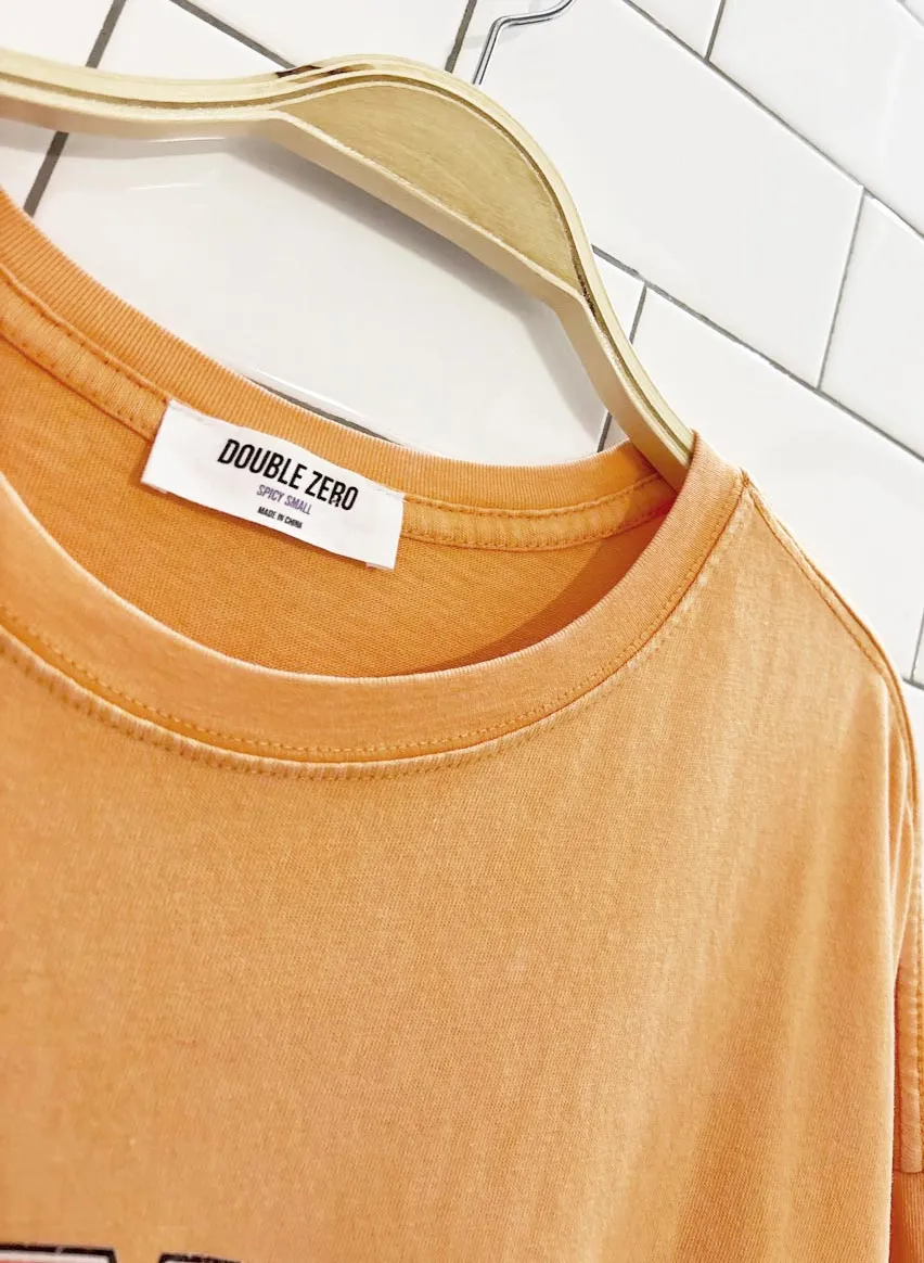 double zero pumpkin season tee sold by Good Market Thrift Store product image thumbnail 2