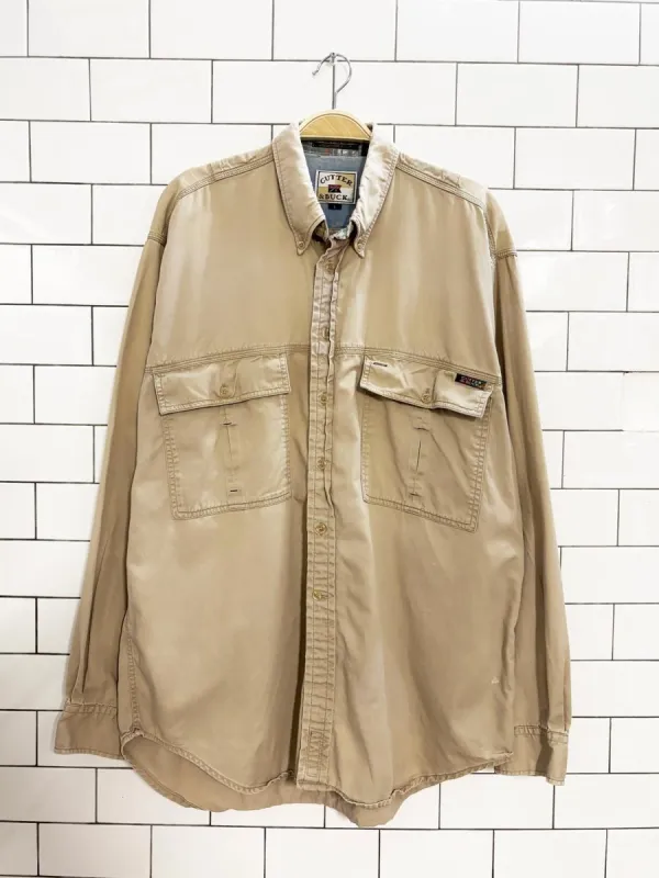 vintage 90s cutter & buck button down shirt sold by Good Market Thrift Store