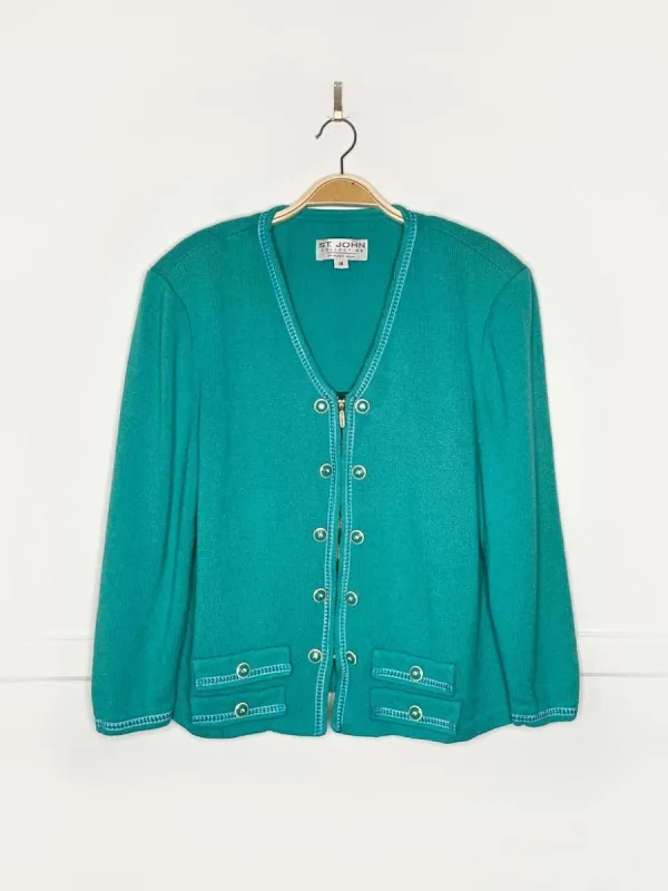 vintage st john wool knit blazer | by marie gray sold by Good Market Thrift Store
